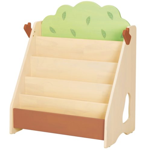 Raft deschis pentru cărți cu motiv „Copac”