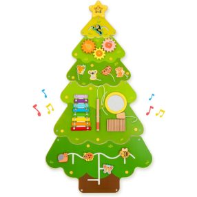 Zidul gigantic de puzzle-uri „Brad de Crăciun”