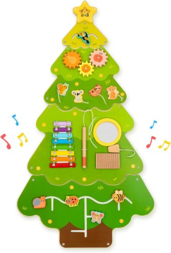 Zidul gigantic de puzzle-uri „Brad de Crăciun”