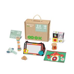   OOOK Montessori cutie educațională pentru grupa de vârstă 3-4 luni