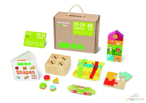 OOOK Montessori cutie educațională pentru grupa de vârstă 22-24 luni