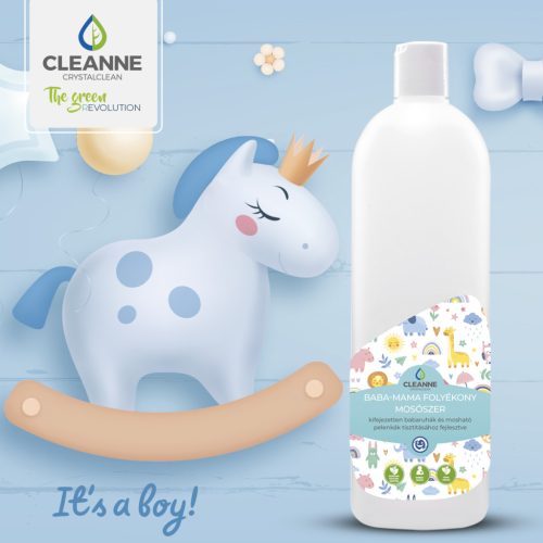 Baba-Mama folyékony mosószer koncentrátum - It's a boy - 1000ml