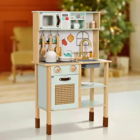  The Little Gourmet bucătărie de jucărie cu accesorii – lemn premium