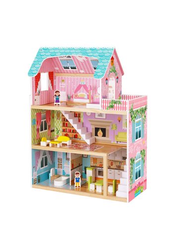 OOOK Casa de păpuși detaliată pe mai multe niveluri